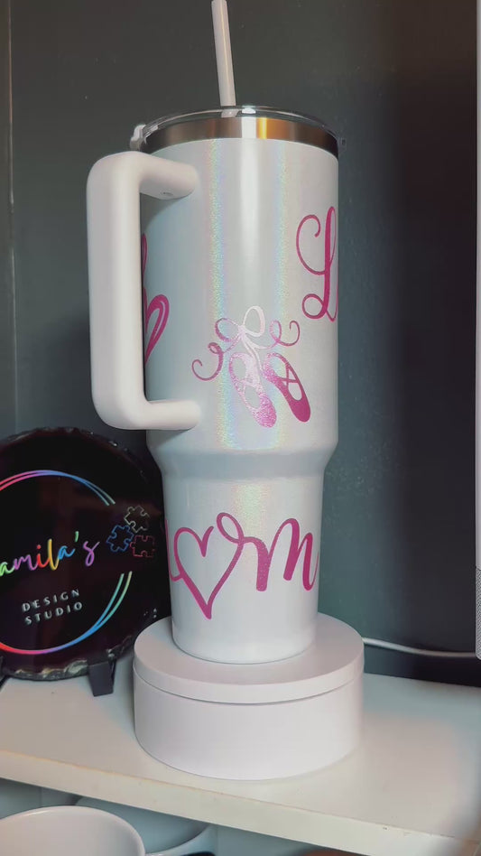 40oz Vinyl Tumbler